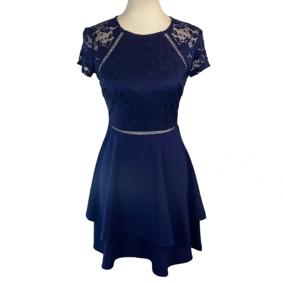 city studio blue dress Minka Powder Blue Satin Dress